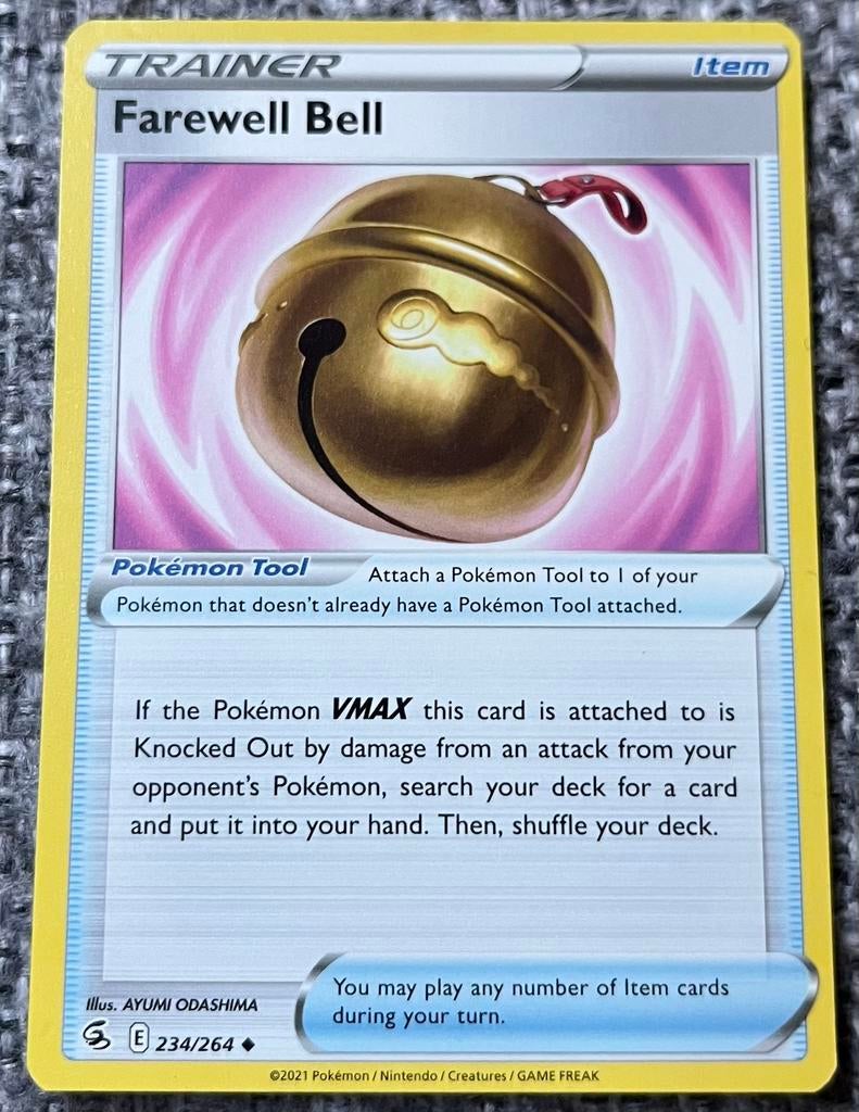 Trainerkaart van Farewell Bell • Fusion Strike (234/264), Verzenden, Nieuw, Losse kaart