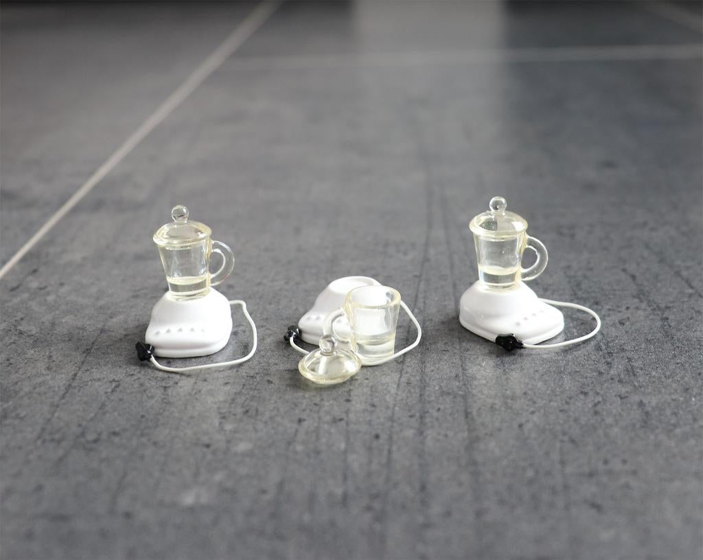 Blender met kan en deksel keuken miniatuur nieuw 1:12 Wit, Ophalen of Verzenden, Nieuw, Decoratie