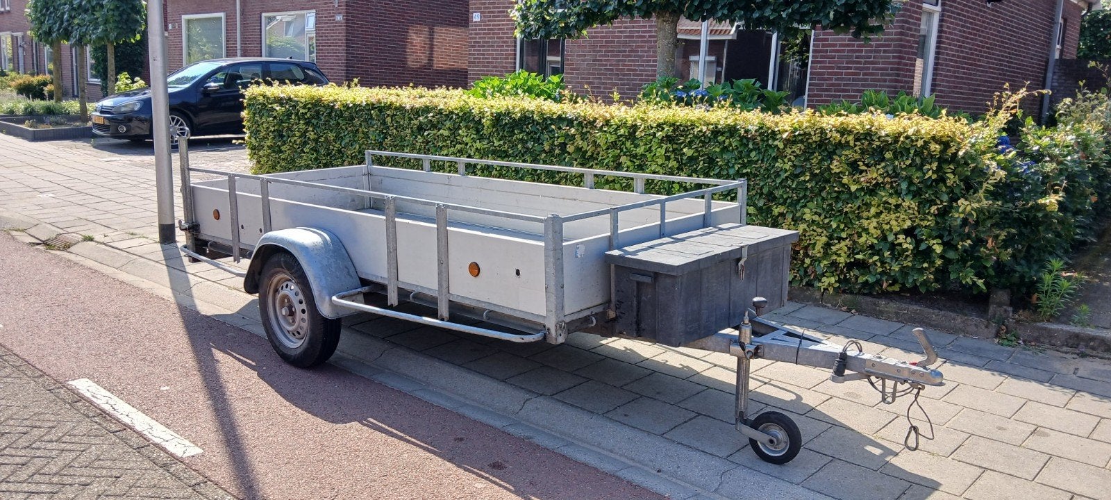 Koopje! Powertrailer,  enkelasser, aanhangwagen,aanhanger, Ophalen of Verzenden, Nieuw