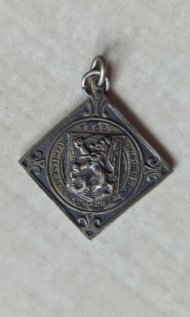 ANWB Wielrijdersbond 1883 Medaille, Ophalen of Verzenden, Overige materialen