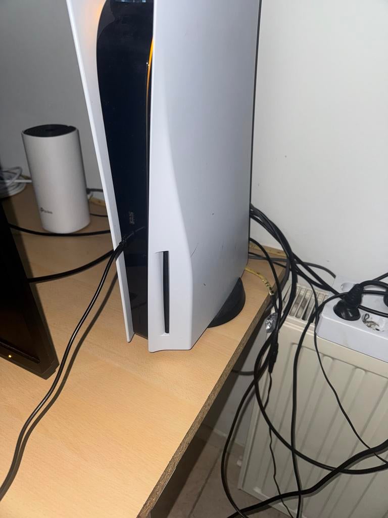 PlayStation 5 Disc Edition met Monitor en Headset, Ophalen of Verzenden, Zo goed als nieuw