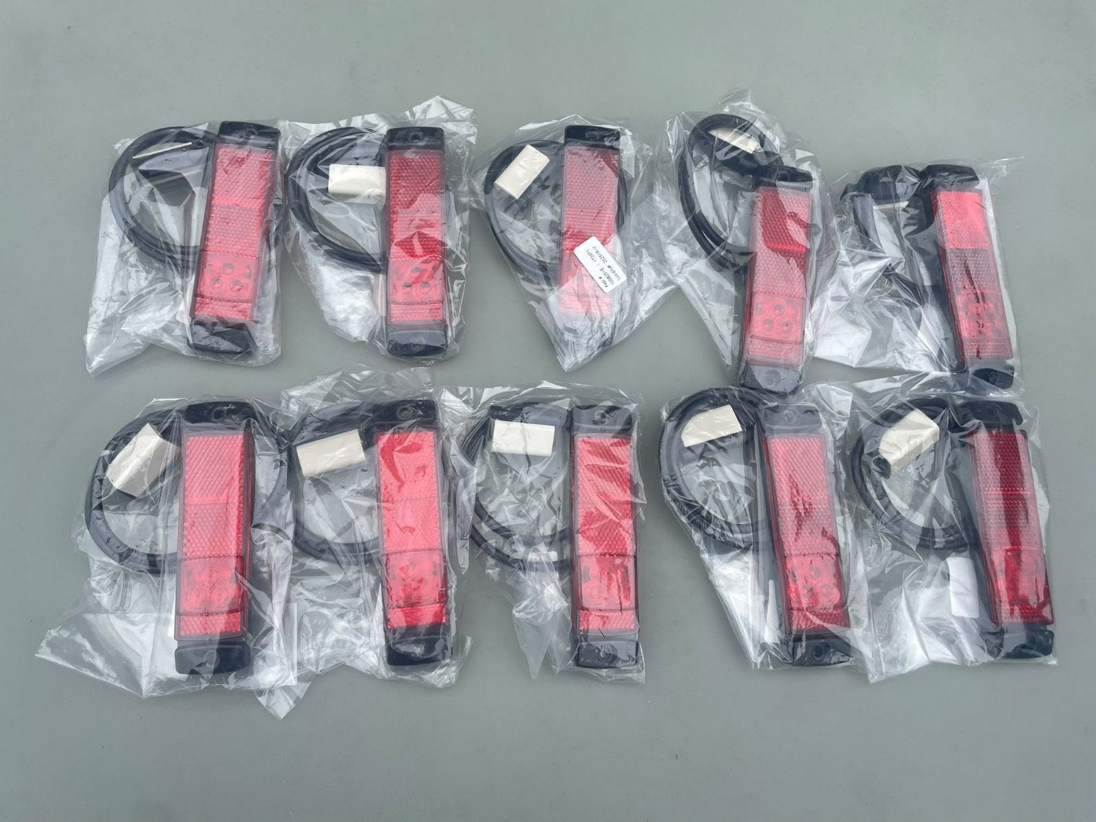 10 Rode LED Markeringslichten 12V/24V voor Auto/Trailer (Nie, Ophalen of Verzenden, Nieuw, Universele onderdelen