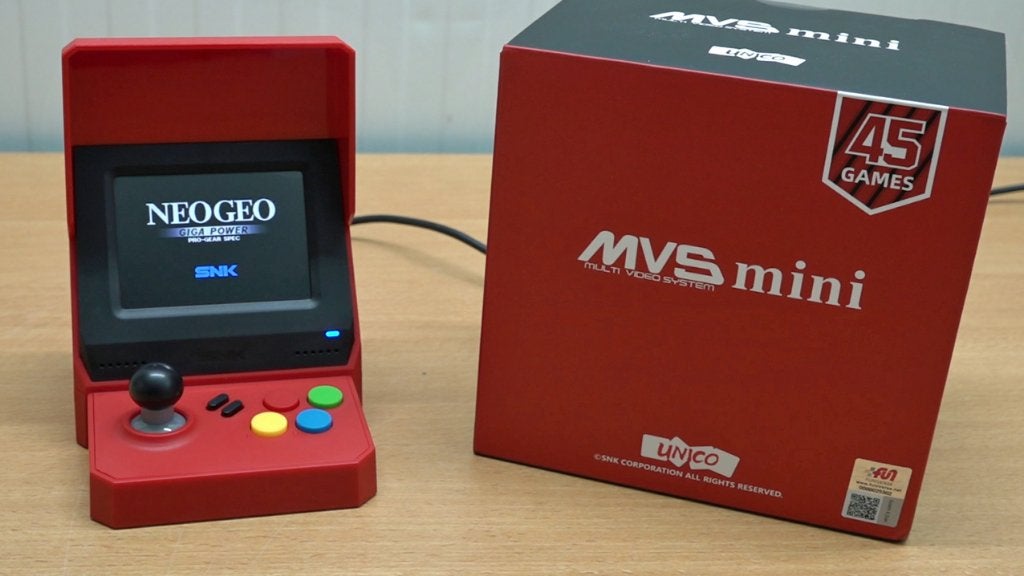 Neo Geo Mini Consoles Blauw & MVS Editie, Ophalen, Zo goed als nieuw