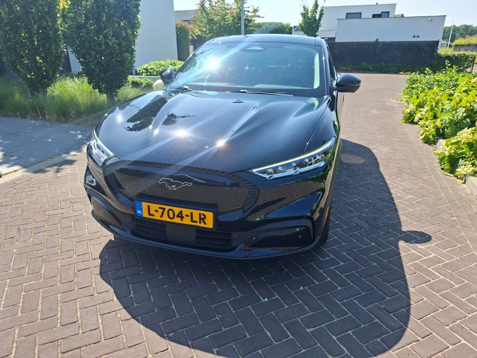Ford Mustang 75kWh 258pk RWD Aut. 2021 Zwart, Auto's, Ford, Automaat, 750 kg, 40 min, Zwart