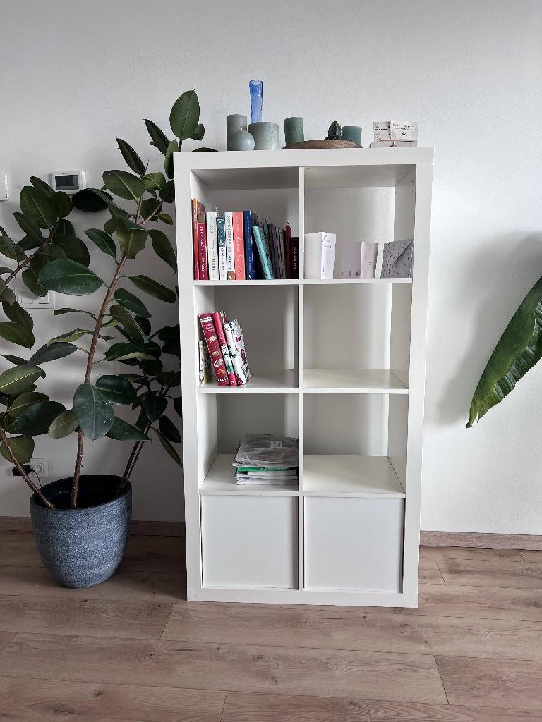 Ikea Kallax Kast (2x4), Ophalen, 100 tot 150 cm, 50 tot 100 cm, Zo goed als nieuw
