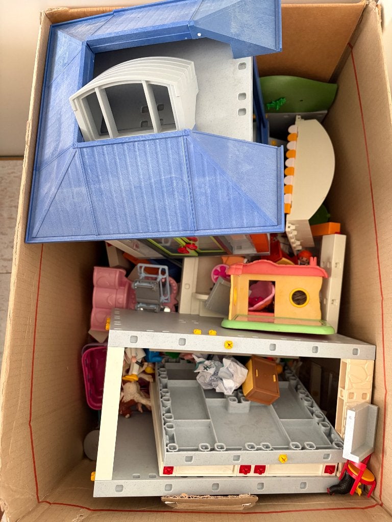 Playmobil ziekenhuis, Ophalen, Gebruikt, Gebouw, Losse onderdelen