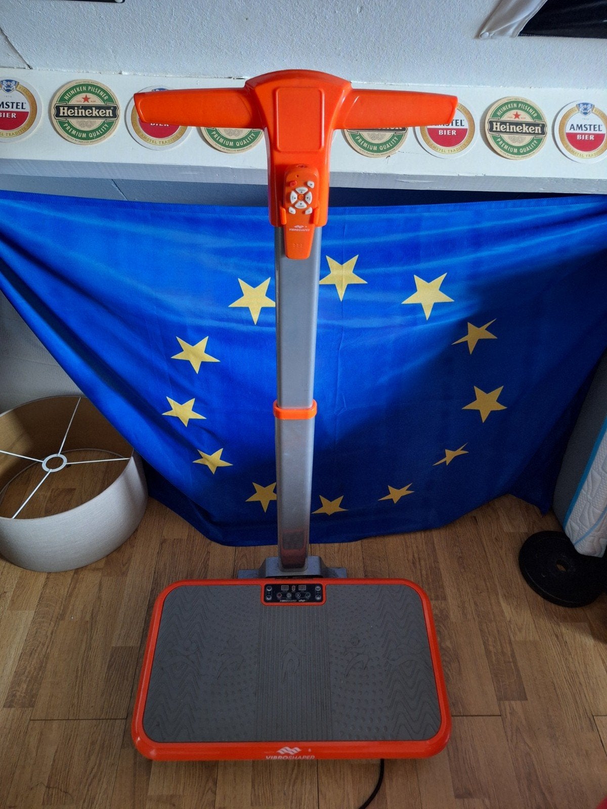 Vibroshaper trillplaat, Ophalen