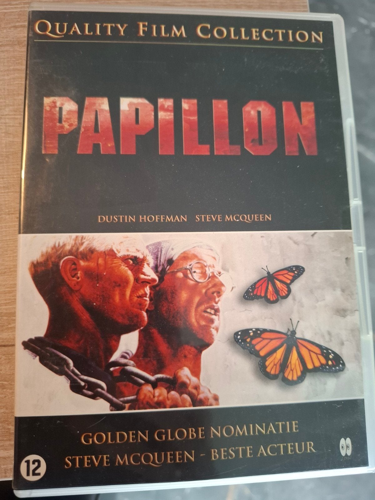 Papillon - Steve Mcqueen, 1960 tot 1980, Engels, Nederlands, Ophalen of Verzenden