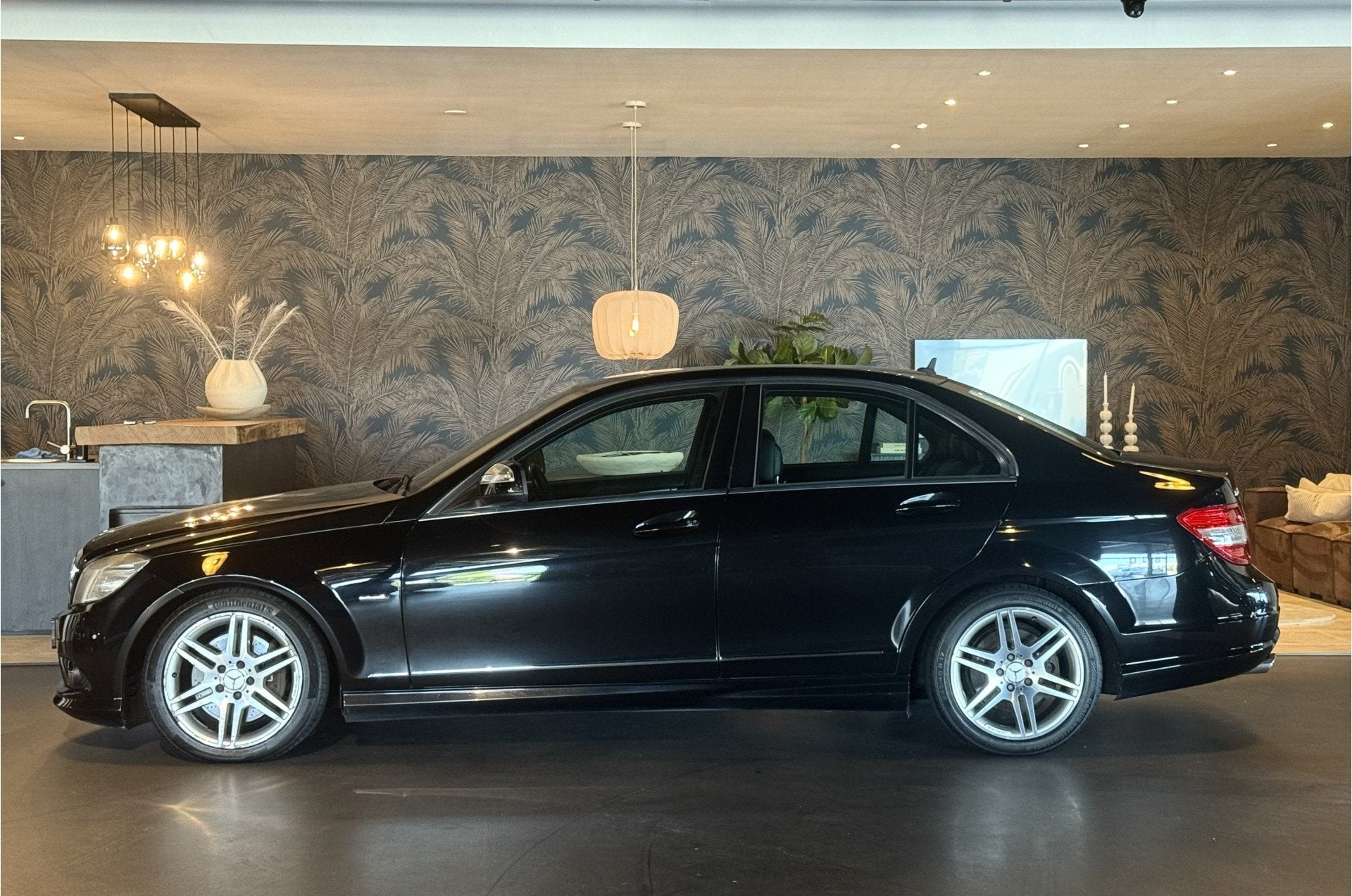 Mercedes-Benz C-Klasse 280 Avantgarde AMG I Automaat I NL Au, Auto's, Automaat, Zwart, Bedrijf, Sedan