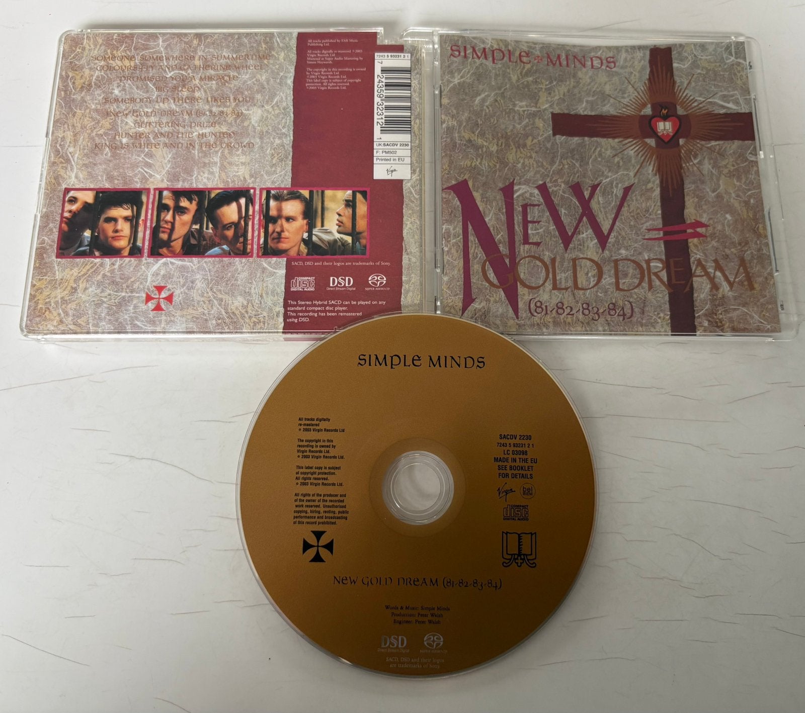 Simple Minds - New gold dream (81-82-83-84, SACD / RARE), Ophalen of Verzenden, Zo goed als nieuw