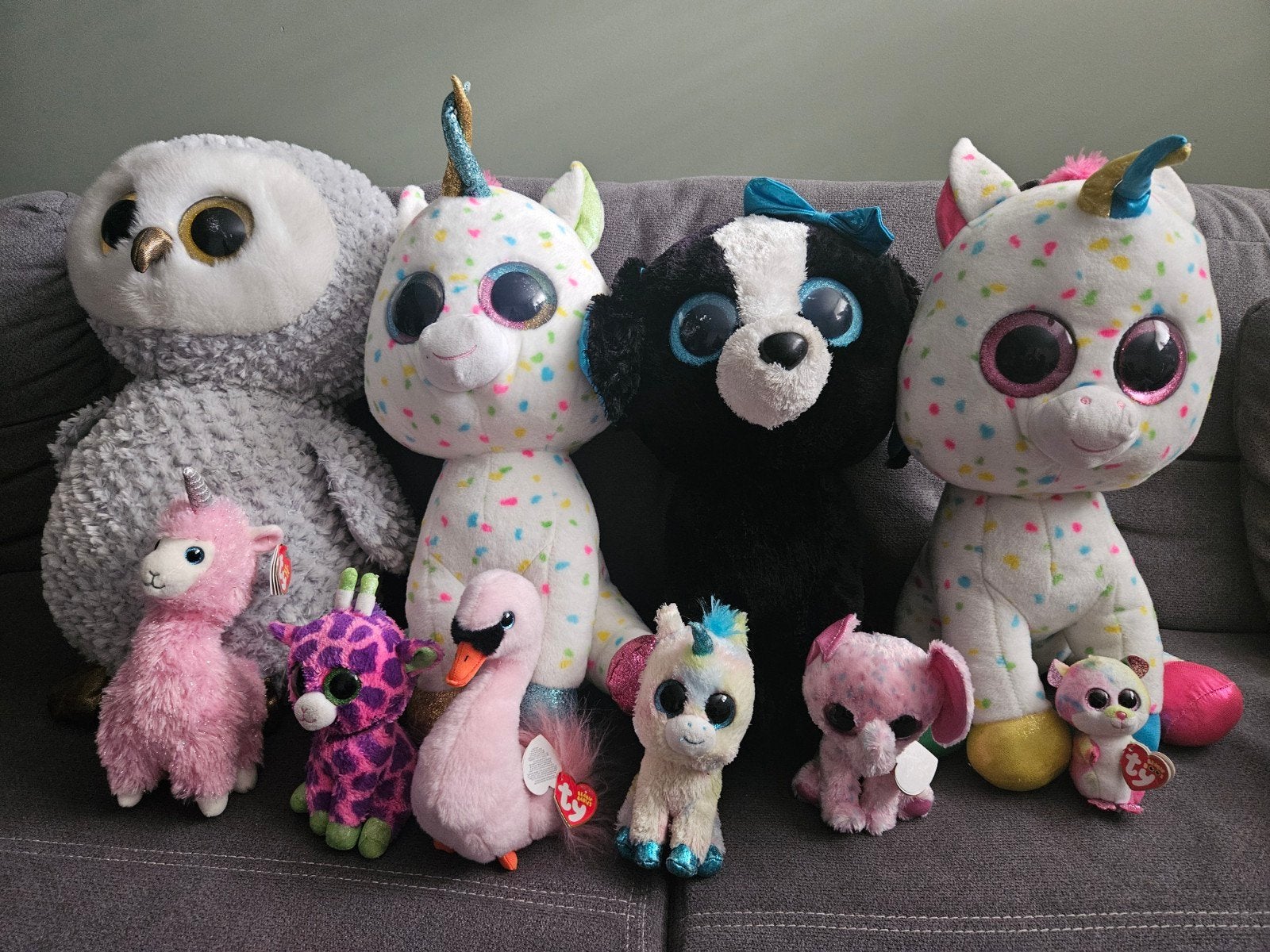 Collectie Ty Beanie Boo's en babies, Kinderen en Baby's, Overige typen, Ophalen of Verzenden, Middelgroot (20 tot 80 cm), Ty