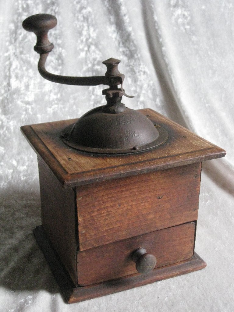 Peugeot Frères Antieke Houten Koffiemolen, Ophalen