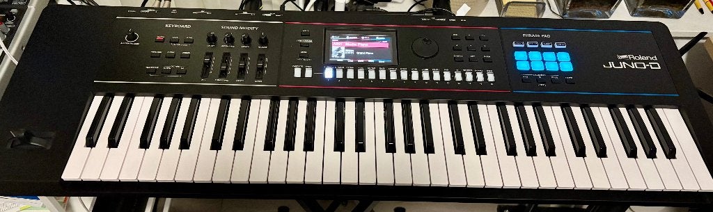 Roland Juno D6 synthesizer, Ophalen, 61 toetsen, Roland, Zo goed als nieuw