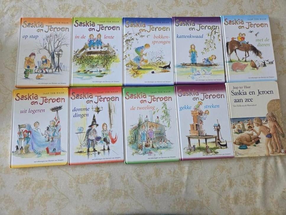 Saskia en Jeroen boekenreeks - Jaap ter Haar, Ophalen of Verzenden, Zo goed als nieuw, Jaap ter Haar, Fictie algemeen