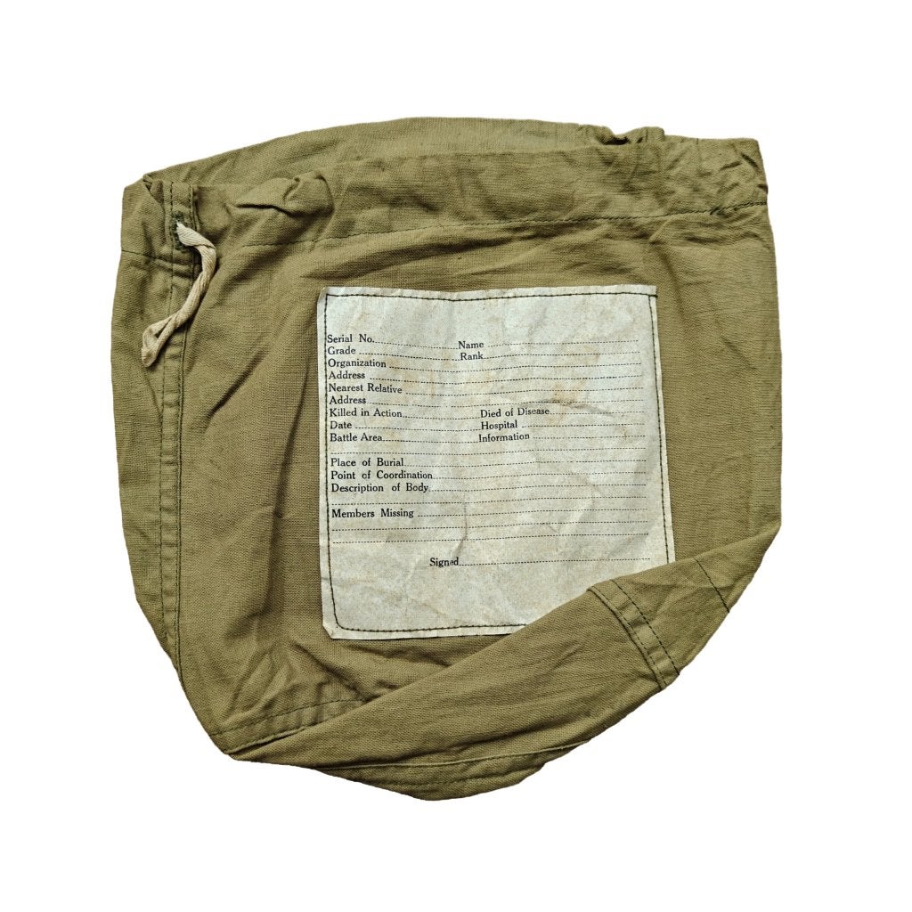 WWII US KIA Bag, Verzamelen, Militaria | Tweede Wereldoorlog, Ophalen of Verzenden, Amerika, Embleem of Badge