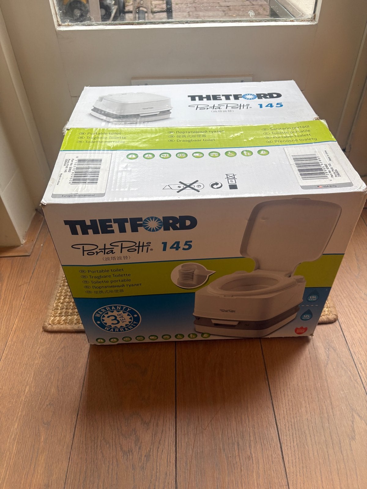 Thetford Porta Potti 145 draagbaar toilet - gebruikt, Ophalen of Verzenden, Nieuw
