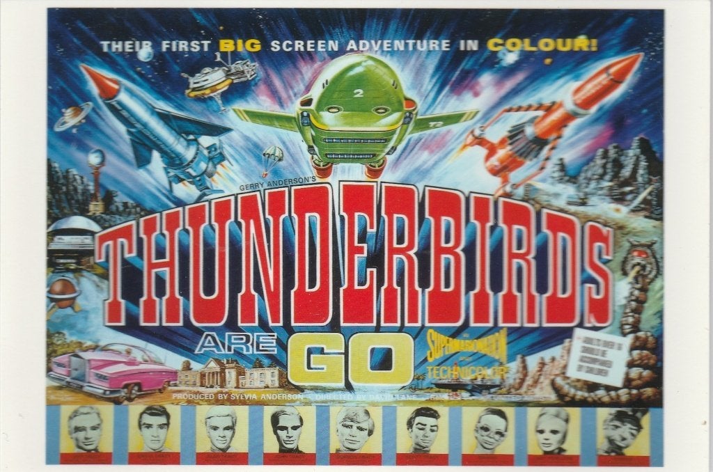 Ansichtkaart, Thunderbirds  (247), Verzamelen, Ansichtkaarten | Themakaarten, Verzenden, Sterren en Beroemdheden