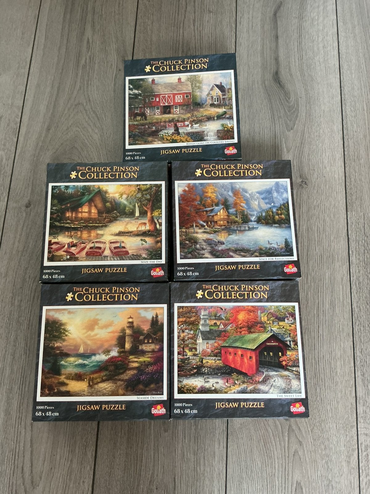 Legpuzzels compleet, Ophalen, 500 t/m 1500 stukjes, Zo goed als nieuw, Legpuzzel
