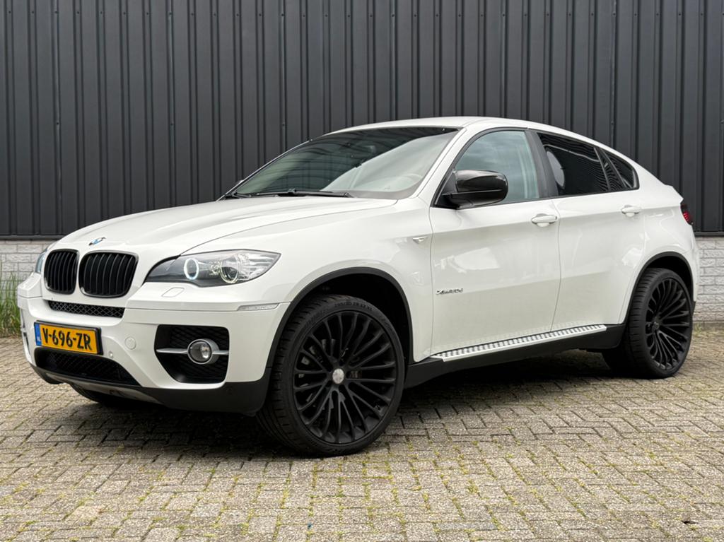 BMW X6 XDrive 30D 2010 Grijs kenteken 280PK 22inch Breyton, Elektronische parkeerrem, Zwart, 2993 cc, 2080 kg