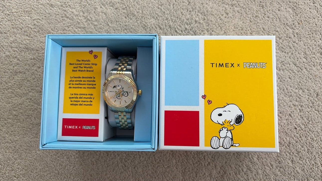 Timex x Peanuts Snoopy Horloge - Nieuw in doos, Overige merken, Staal, Verzenden, Polshorloge