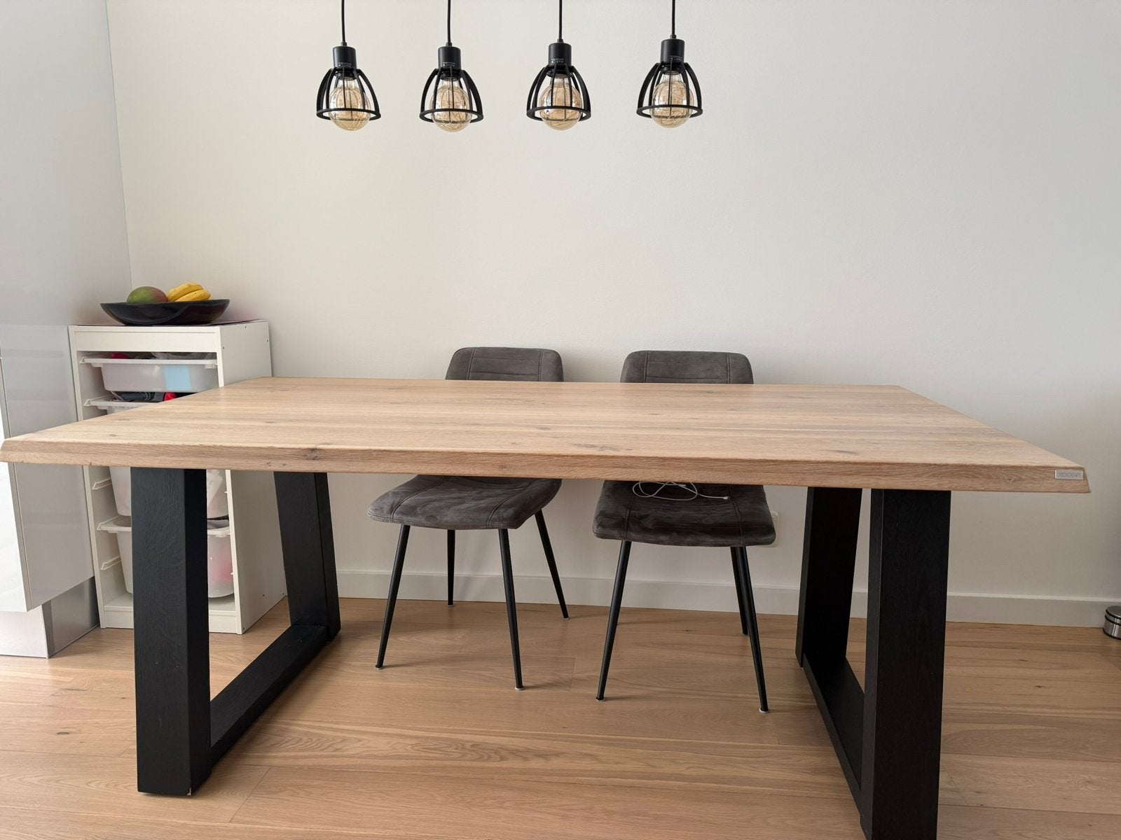 Houten eettafel van xooon, Ophalen, 50 tot 100 cm, Zo goed als nieuw, 150 tot 200 cm