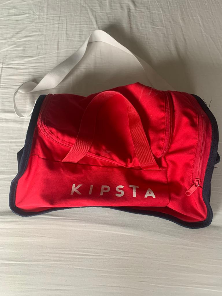 Kipsta sporttas rood 20 liter (40x23x20 cm), Ophalen of Verzenden, Gebruikt, Unisex volwassen