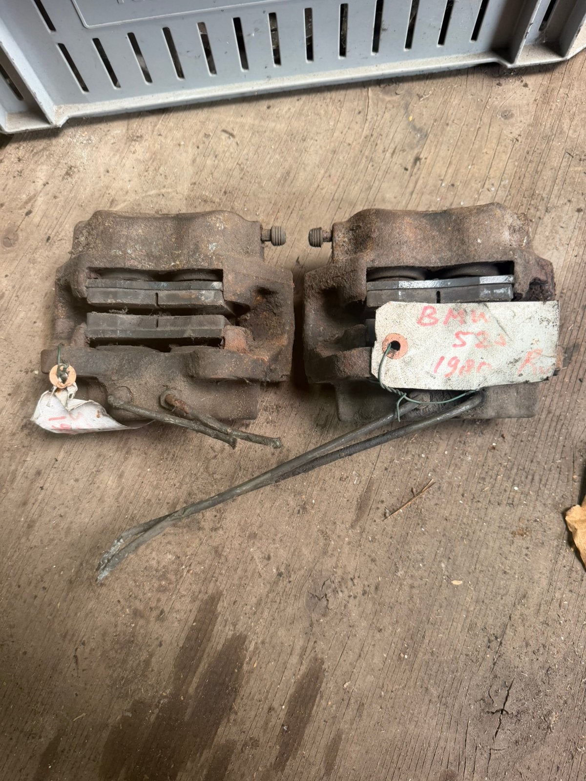 Bmw e12 525i 4pots remklauwen, Auto-onderdelen, Remmen en Aandrijving, Ophalen of Verzenden