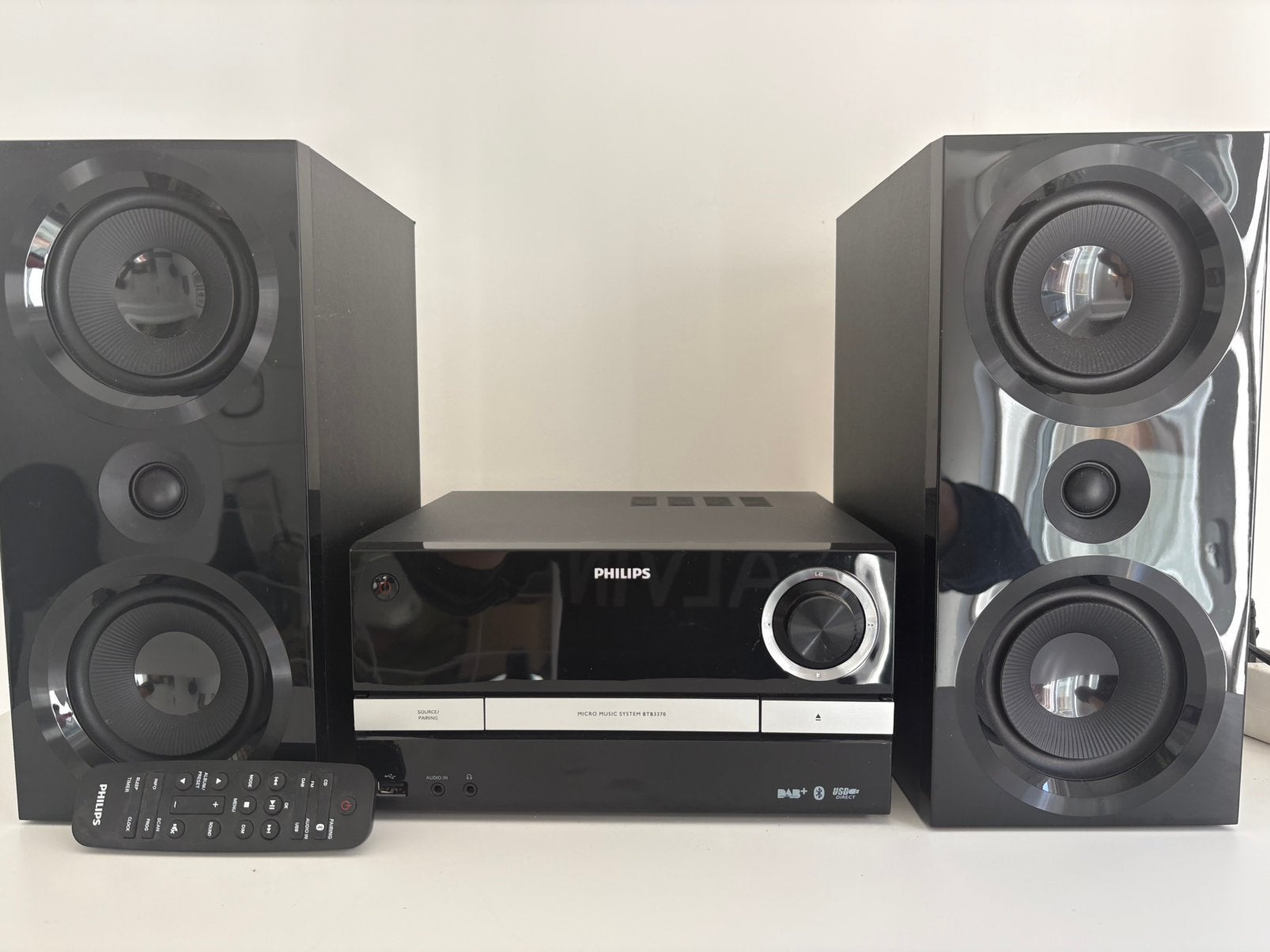 Philips BTB3370/12 Micro M System 150W | Bluetooth DAB+ CD, Ophalen, Zo goed als nieuw, Speakers, Philips