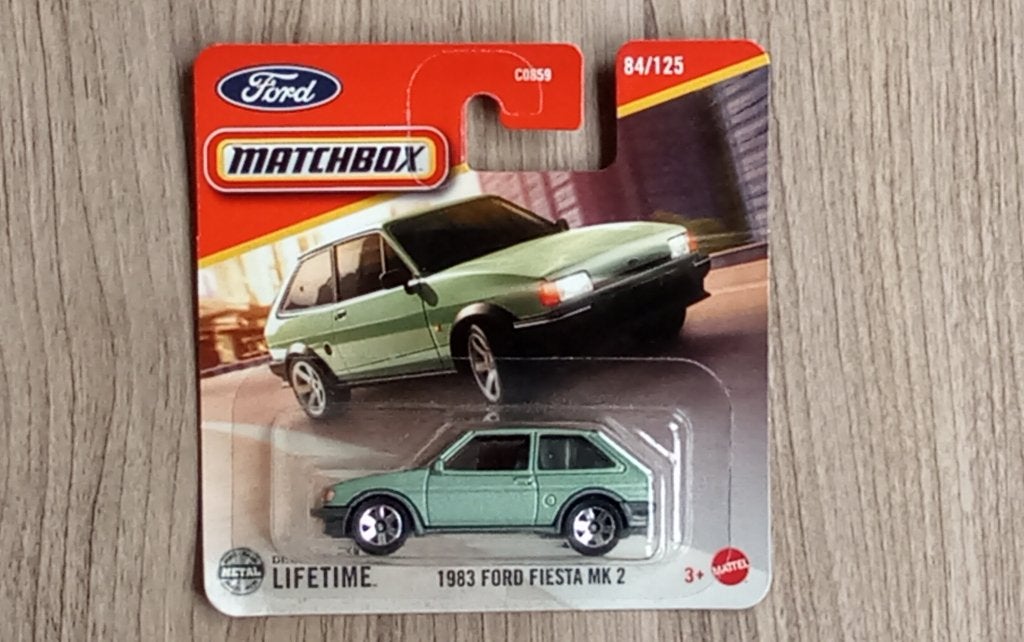Matchbox Ford Fiesta groen, Ophalen of Verzenden, Nieuw, Actiefiguurtje