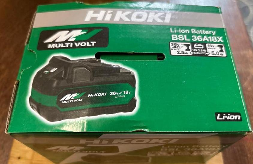 Nieuwe HiKOKI Multi Volt BSL 36A18X Li-ion Accu, Ophalen of Verzenden, Nieuw