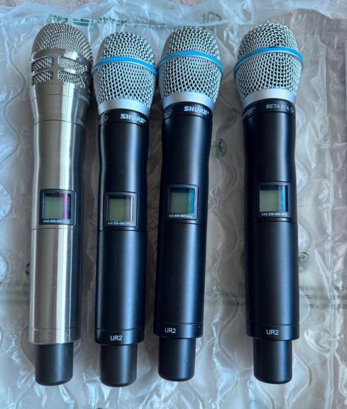 Shure UR2 Handheld Transmitter K4E - H4E - J5E - L3E, Ophalen, Zo goed als nieuw, Zangmicrofoon