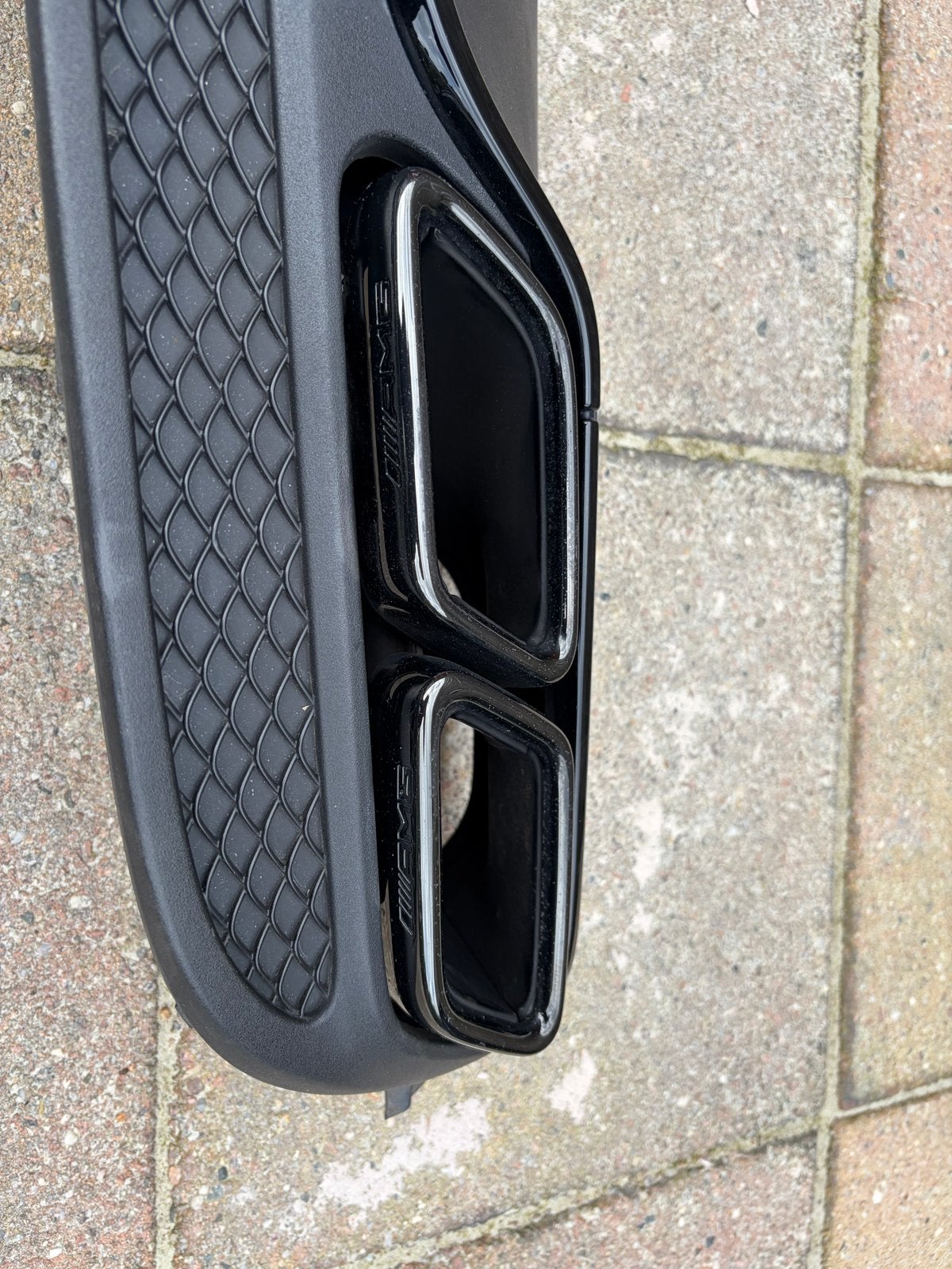 AMG Diffuser met uitlaat, Auto-onderdelen, Uitlaatsystemen, Ophalen of Verzenden, Gebruikt, Mercedes-Benz