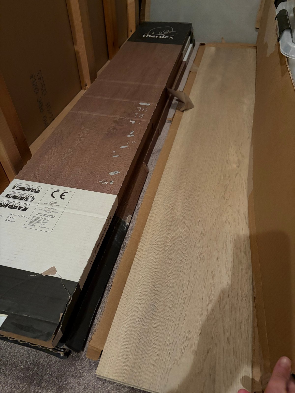 Therdex PVC Dryback Vloerdelen - Nieuw in Doos, Ophalen, Kunststof, Overige typen, Nieuw