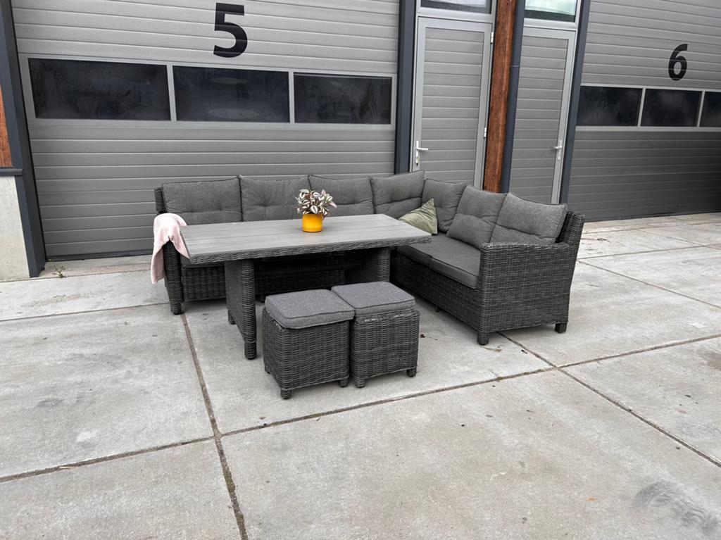 Garden Impressions Dining Loungeset - Zo goed als nieuw, Tuin en Terras, Tuinsets en Loungesets, ., Bank, Meer dan 8 zitplaatsen