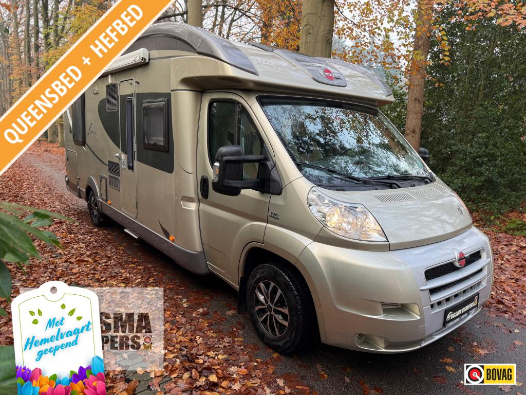 Bürstner Ixeo Plus 726 IT Queensbed Hefbed Airco, Caravans en Kamperen, Campers, Ringverwarming, Fiat, Airbags, 7 tot 8 meter