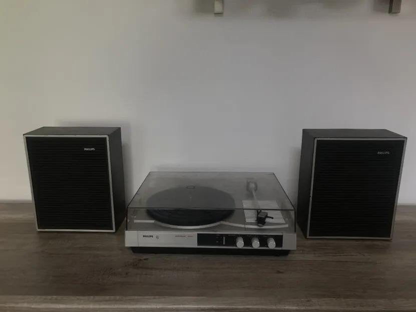 Philips - Stereo platenspeler (vintage), Philips, Gebruikt, Draagbaar, Ophalen of Verzenden