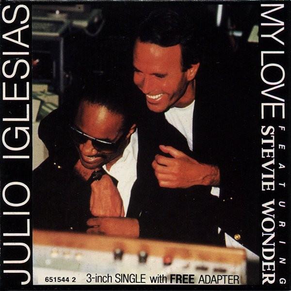 JULIO IGLESIAS + STEVIE WONDER CD SINGLE MY LOVE, 6 singles of meer, Ophalen of Verzenden, Zo goed als nieuw, Pop