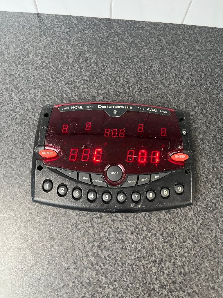 KeyGlory Dartsmate Elite elektronisch scorebord, Ophalen of Verzenden, Gebruikt, Overige typen, Elektronisch