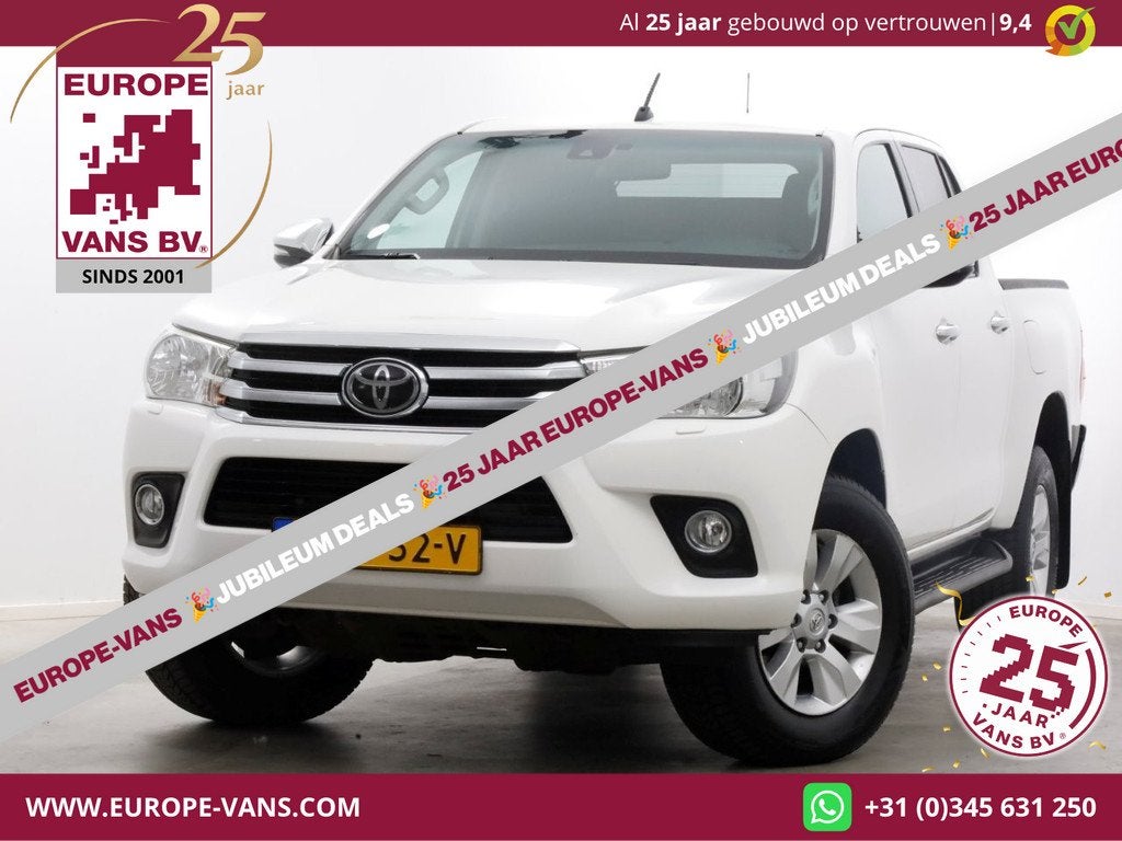 Toyota Hilux 2.4 D-4D-F 150pk E6 4WD 4x4 Double Cab Automaat, Auto's, Toyota, Automaat, Gebruikt, Euro 6, 4 cilinders