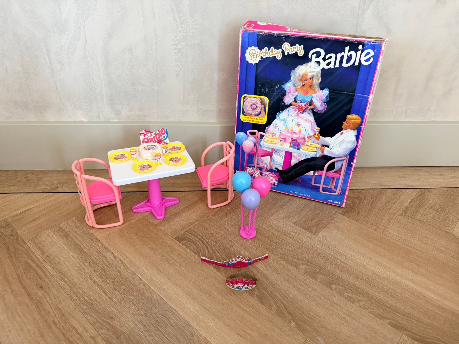 Vintage Barbie Feest Set - Birthday Party, Ophalen of Verzenden, Gebruikt, Barbie