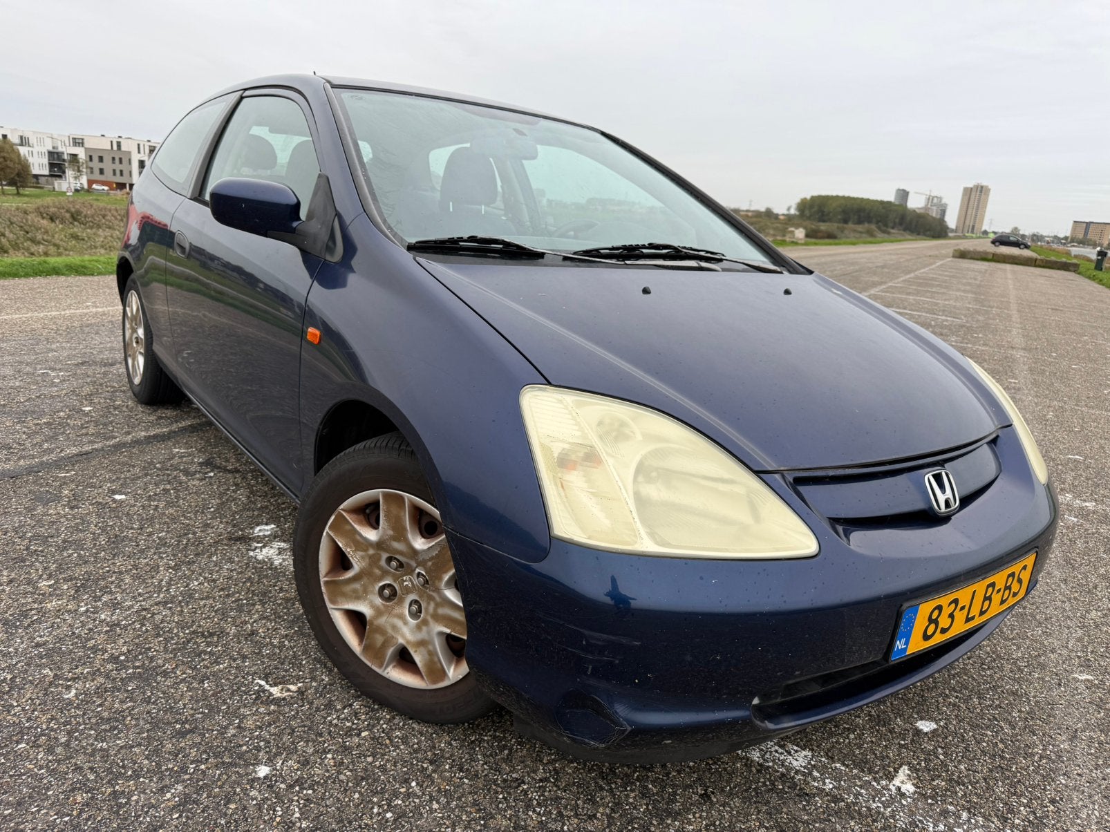 Honda Civic 1.4/AIRCO/AFNEEMBARE TREKHAAK/NAP, Auto's, Voorwielaandrijving, Stof, 4 cilinders, 1396 cc