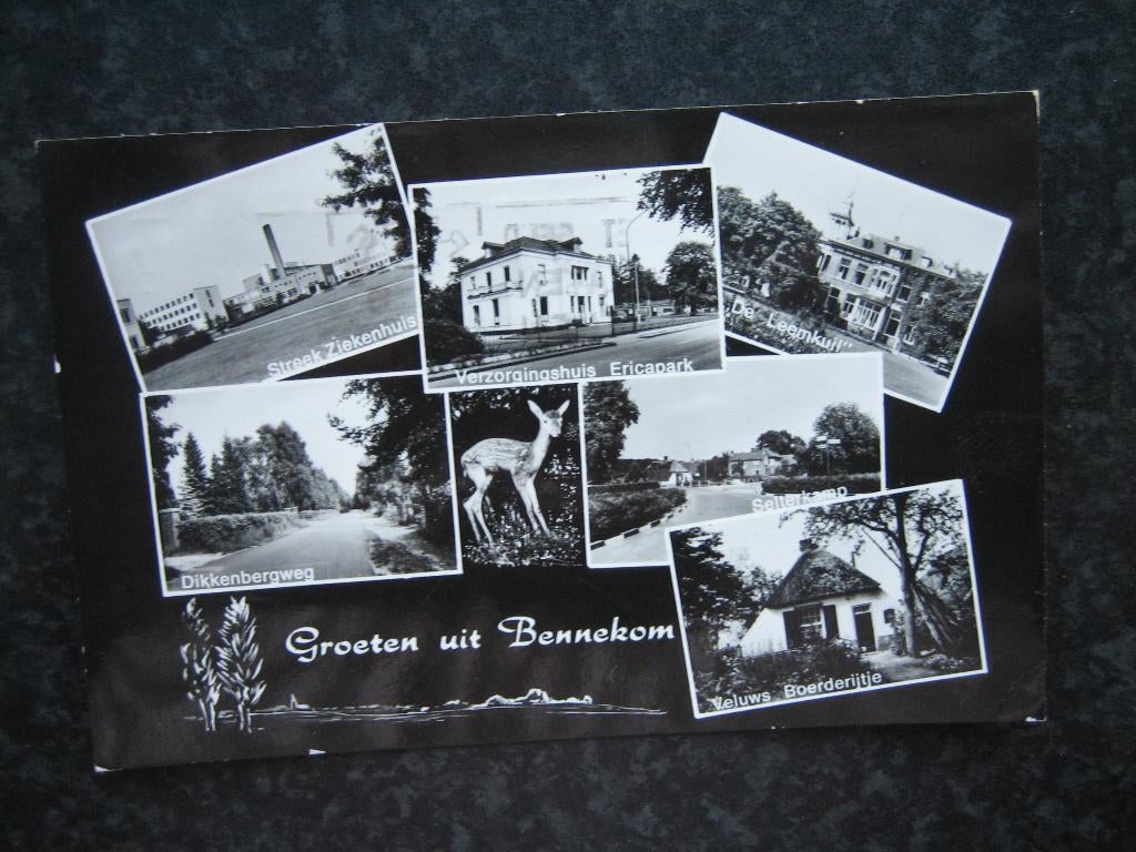 BENNEKOM 6 luiks groeten uit 1969, Ophalen of Verzenden, 1960 tot 1980, Gelderland