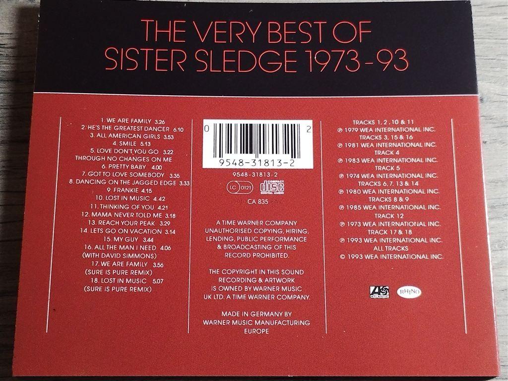 Sister Sledge - The Very Best Of 1973-93, Ophalen of Verzenden, Zo goed als nieuw, Disco
