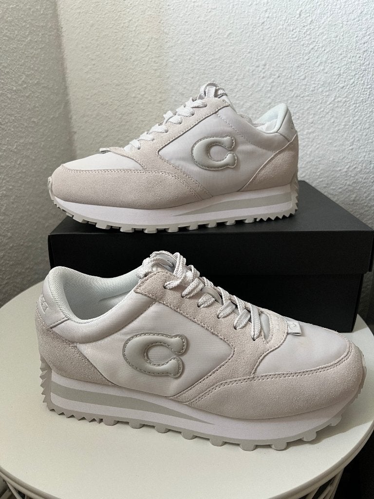 Runner sneaker Coach size 38,5, Kleding | Dames, Wit, Nieuw, Ophalen of Verzenden, Sneakers of Gympen