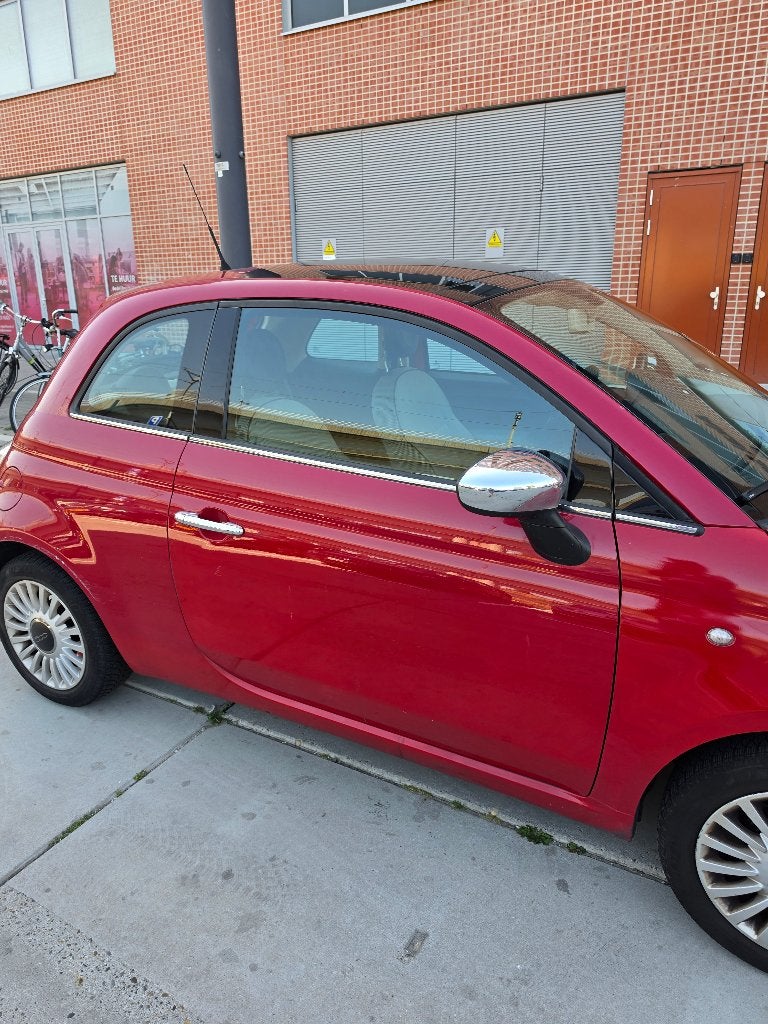 Foto 3 van Fiat 500 1.2 rood | 2008 | APK t/m 21-10-2027