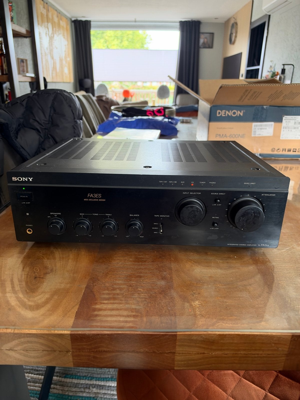 Sony TA-FA3ES Geïntegreerde Stereo Versterker, Gebruikt, Ophalen of Verzenden, 60 tot 120 watt, Sony