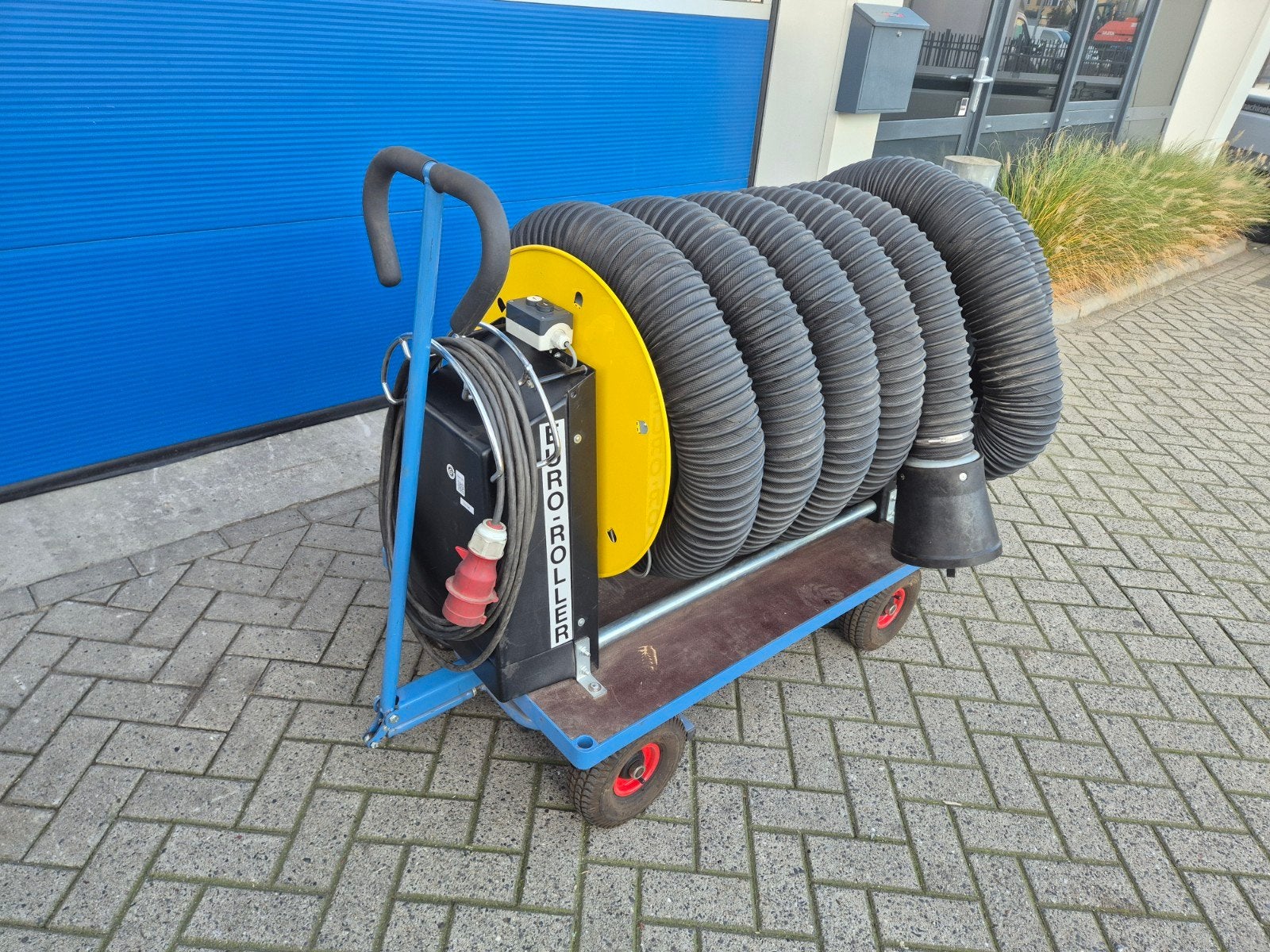 EUROROLLER Mobiele afzuiging rolt automatische op en af 380V, Gebruikt, Holland, Info@bolkmachinehandel.nl, EURO ROLLER
