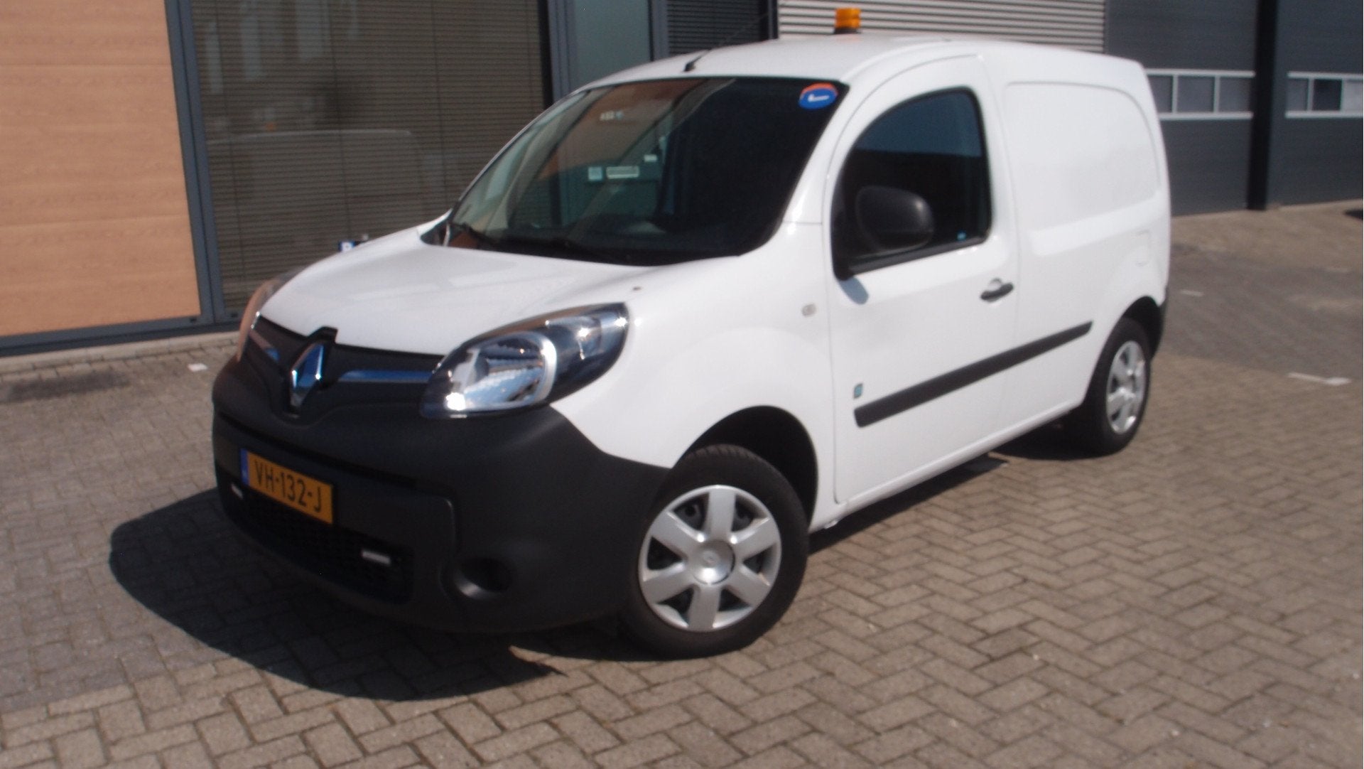 Renault Kangoo Express Z.E. 100km bereik airco 59.000km crui, Auto's, Gebruikt, Wit, Origineel Nederlands, 2 stoelen