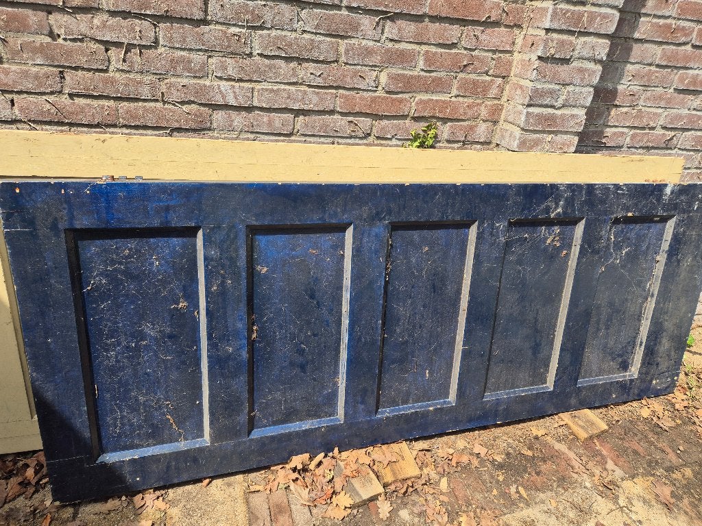 Houten jaren 30 deur, Doe-het-zelf en Verbouw, Deuren en Horren, Ophalen, Gebruikt, Minder dan 80 cm, Binnendeur