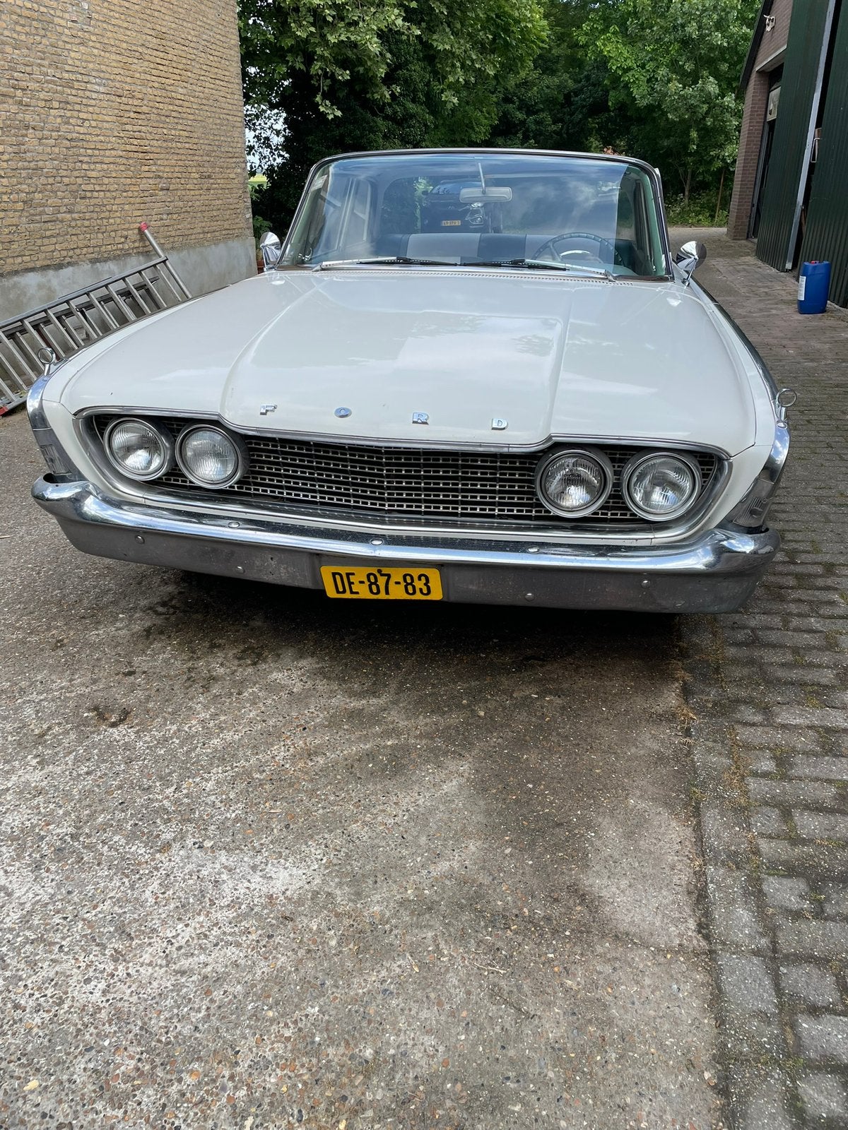 Ford 1960 Wit, Auto's, Oldtimers, Wit, Geïmporteerd, Overige kleuren, Bedrijf